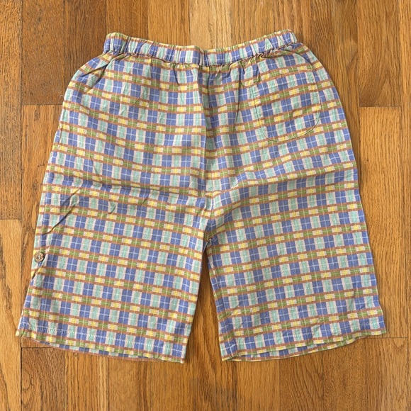 Omibia plaid bermuda shorts size 8 years - Picture 2 of 3